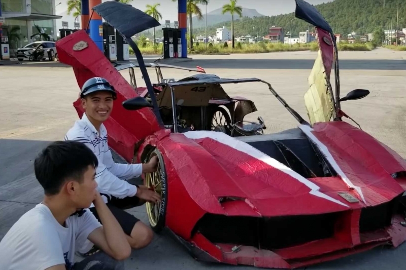 drivable-cardboard-supercars-from-vietnam