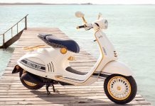 Dior e Vespa lançam edição limitada da Vespa 946