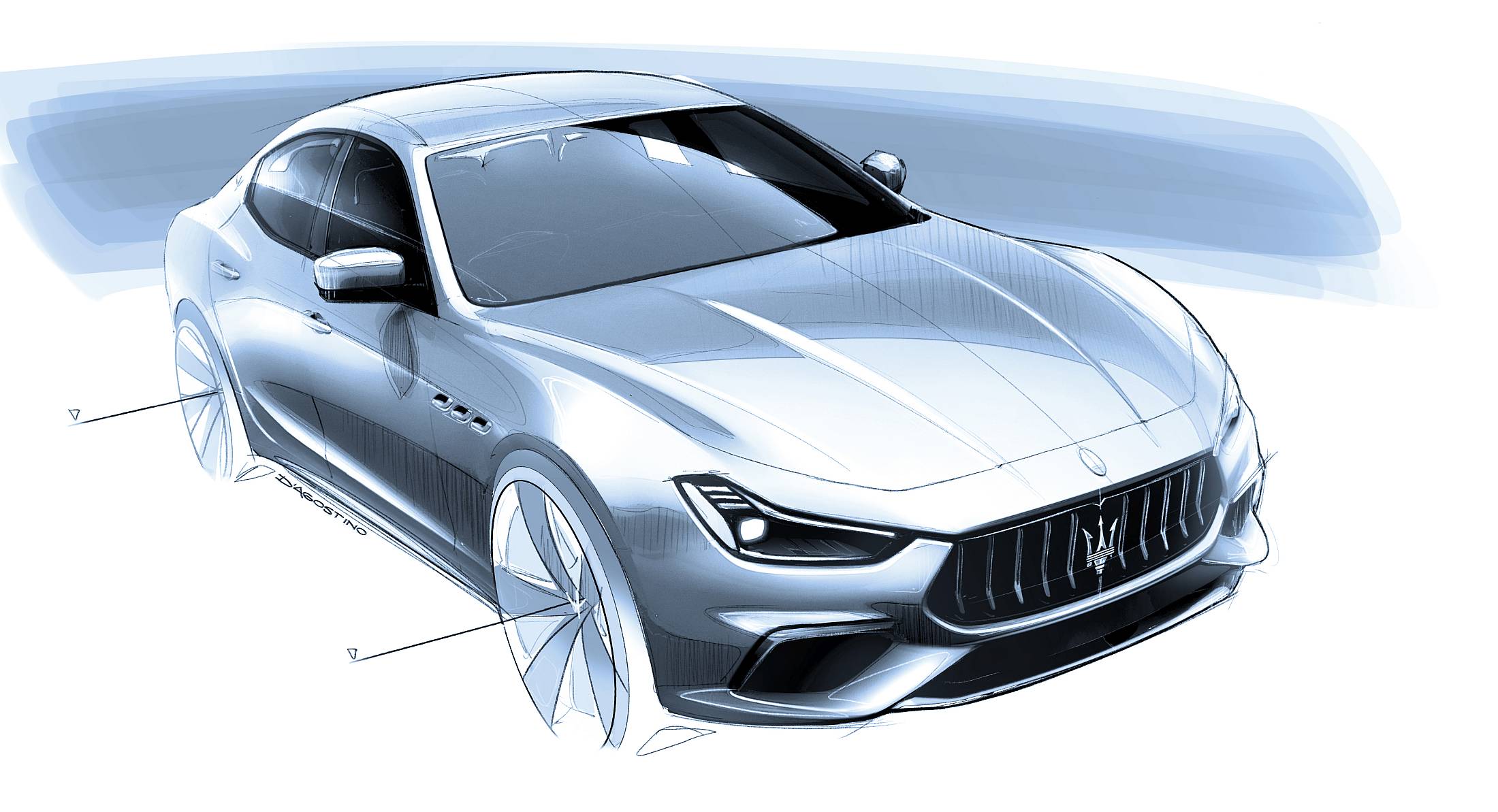 16660-MaseratiGhibliHybridhandsketch