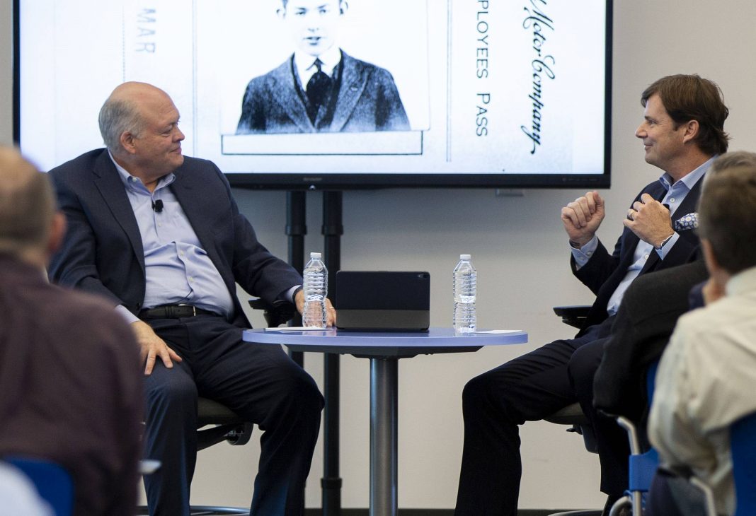 Jim Hackett and Jim Farley