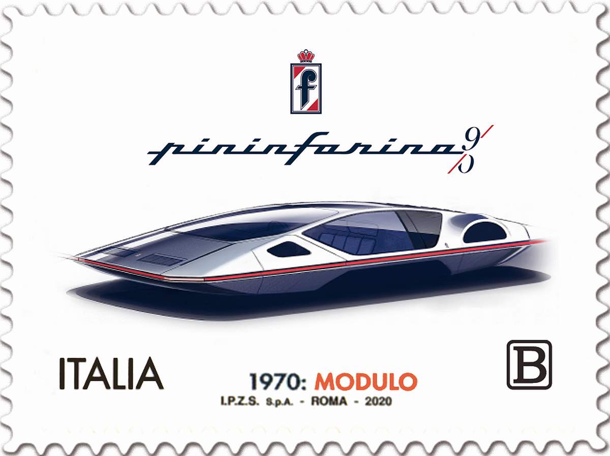 Ferrari Modulo: Ícone do design de 1970 eternizado em selo