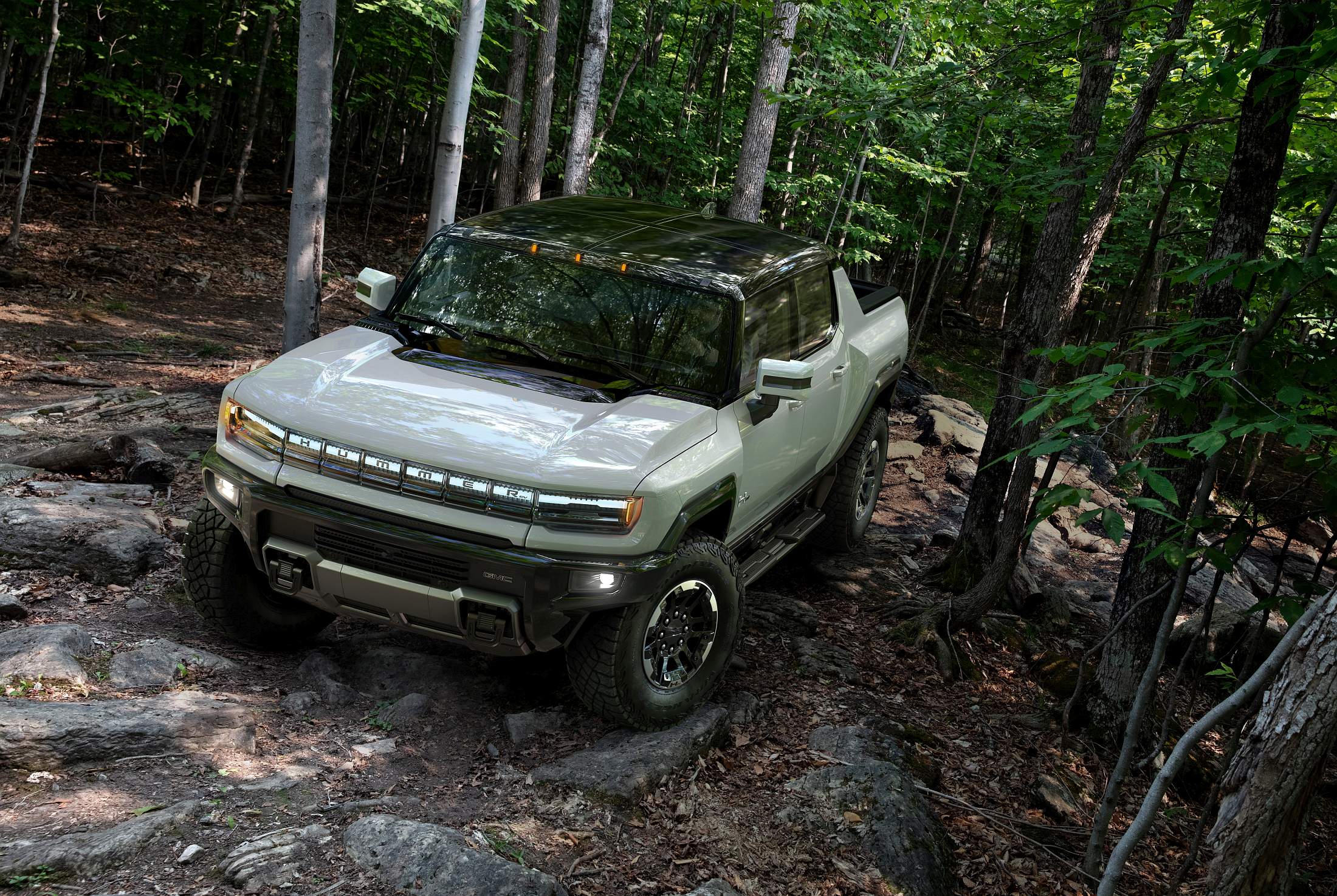 The 2022 GMC HUMMER EV is designed to be an off-road beast, with