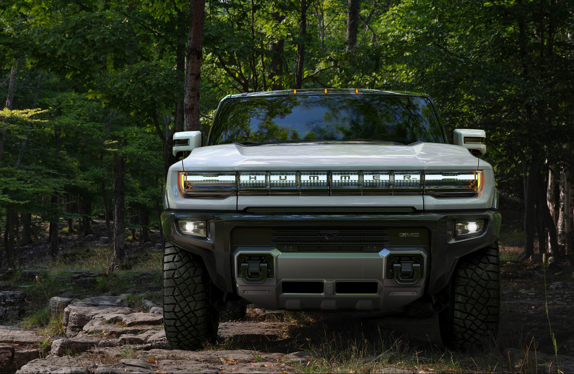 The GMC HUMMER EV is designed to be an off-road beast, with all-