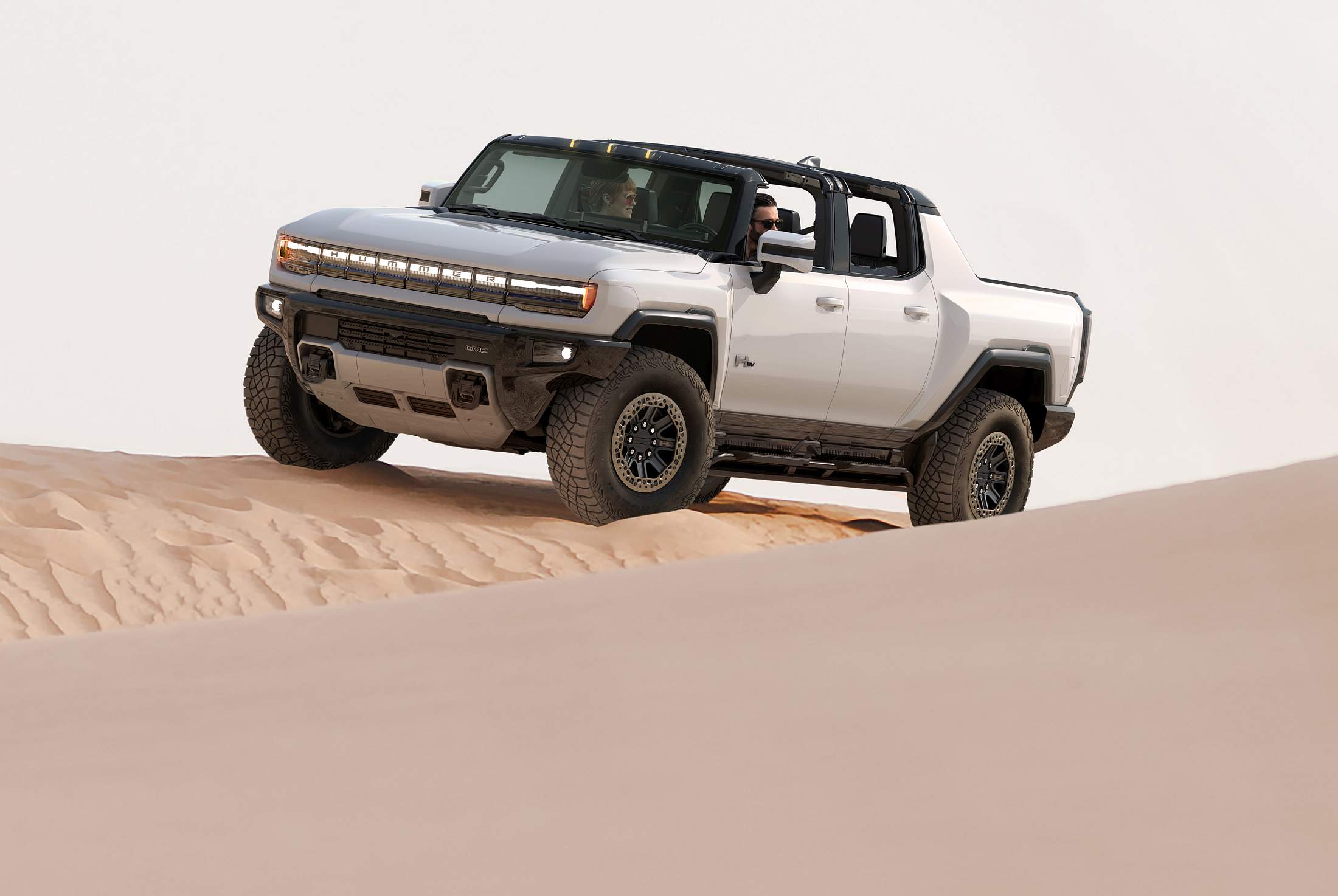 The GMC HUMMER EV is designed to be an off-road beast, with all-