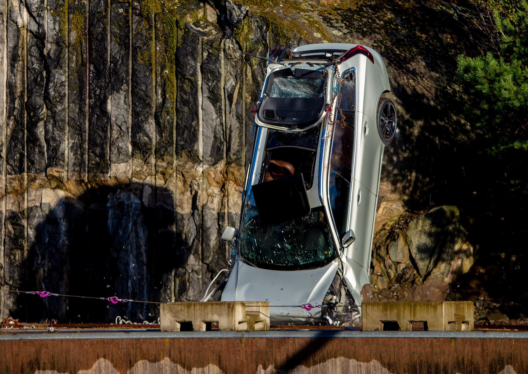 Volvo Cars drops new cars from 30 metres to help rescue services save lives