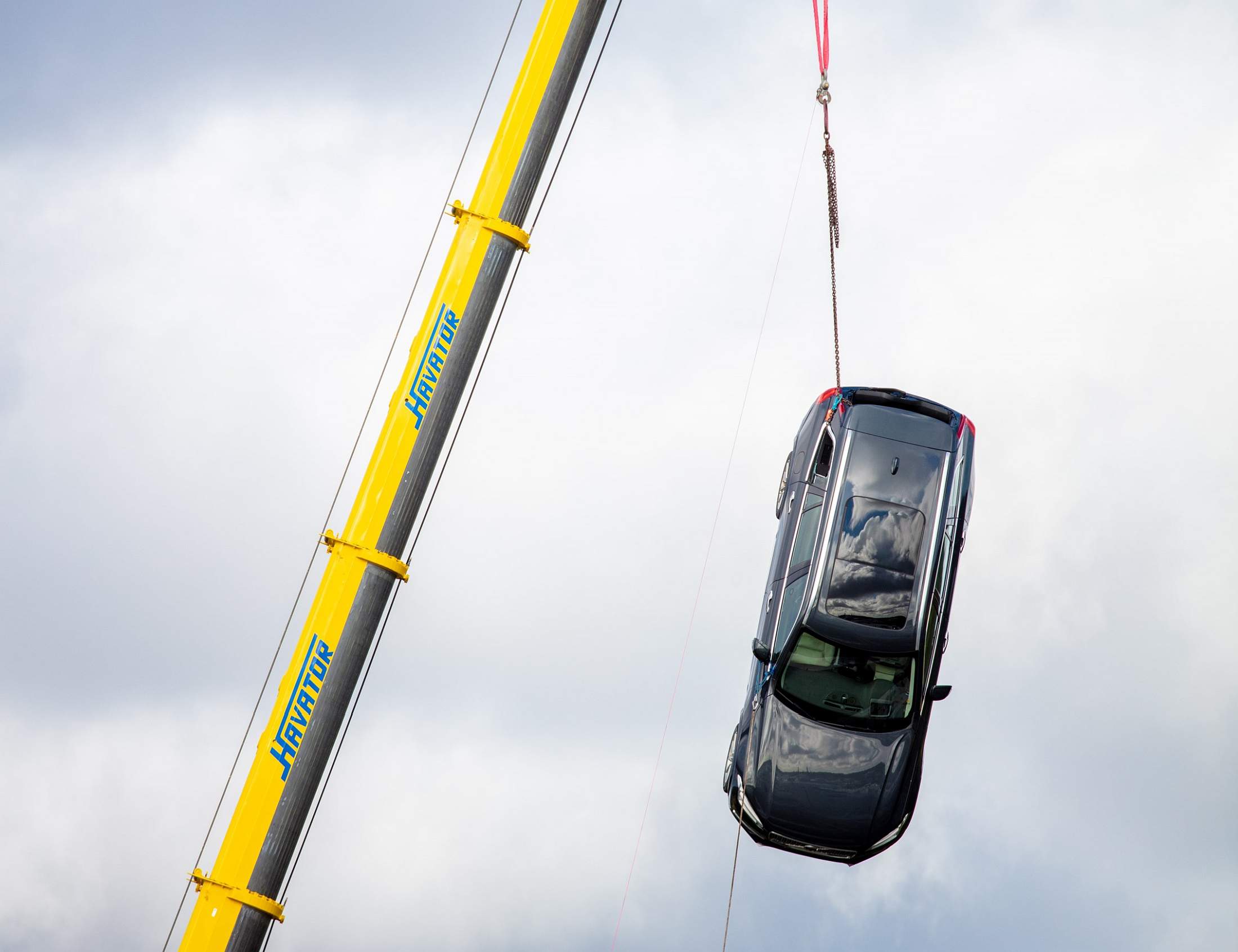 Volvo Cars drops new cars from 30 metres to help rescue services save lives