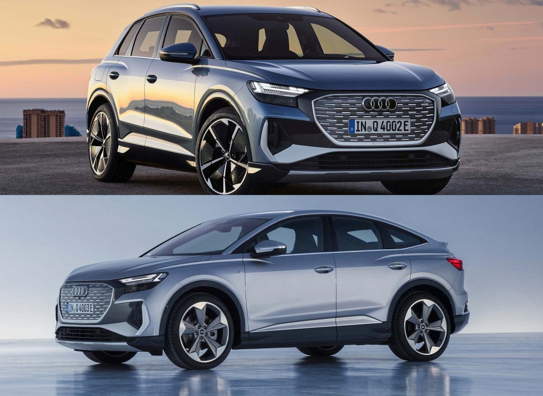 Audi Q4 e-tron 2021 combiando