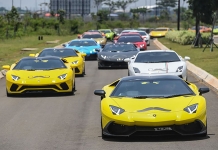 Movimento Movember reúne 1500 Lamborghinis pelas ruas de todo o mundo