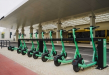 Trotinetes com estação de carregamento