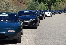 Trinta Mazda MX-5 alegraram as estradas do Ribatejo