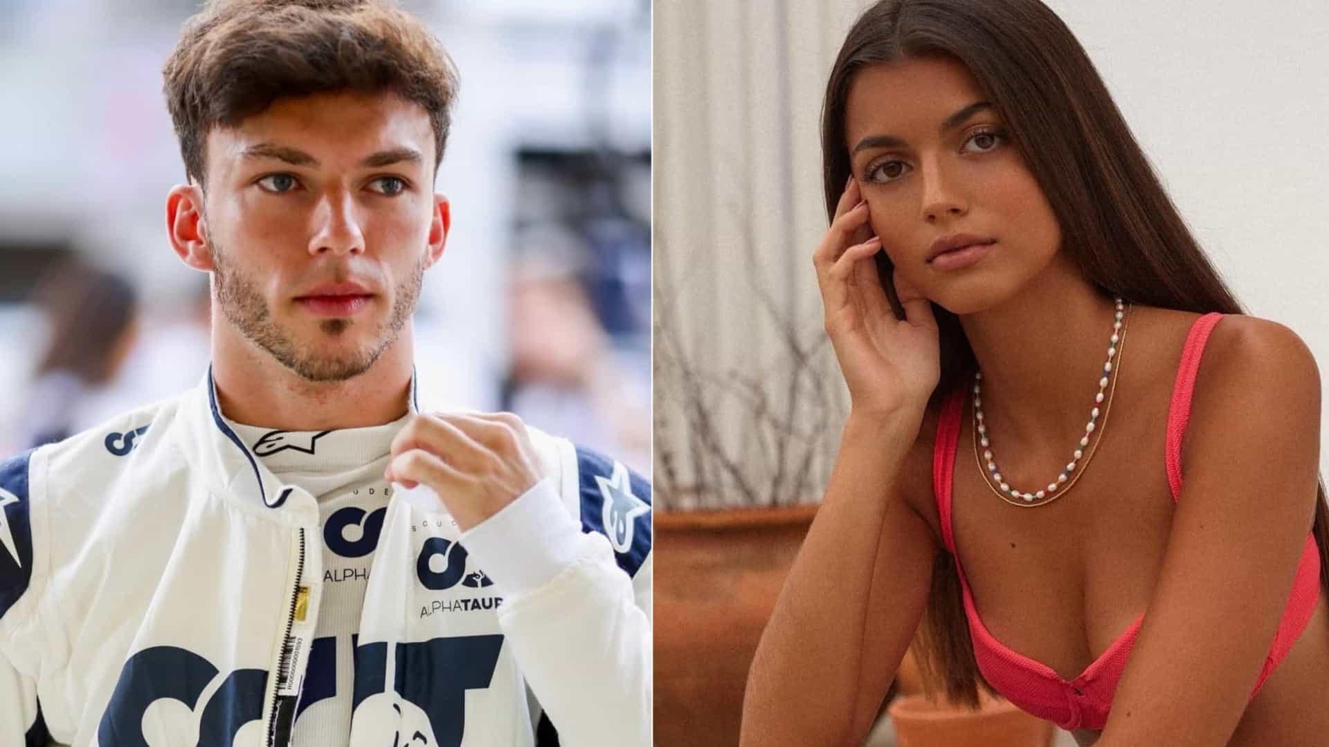 Piloto de F1 Pierre Gasly namora com modelo portuguesa