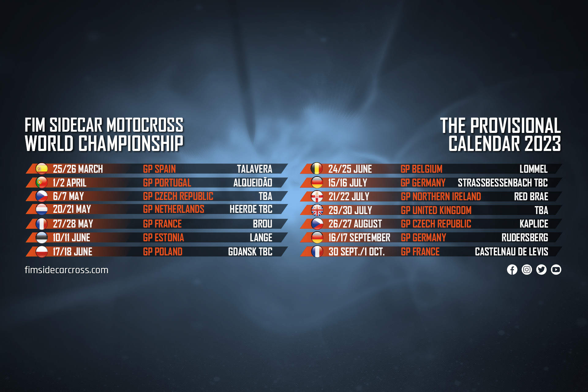 Calendário Mundial de Motocross