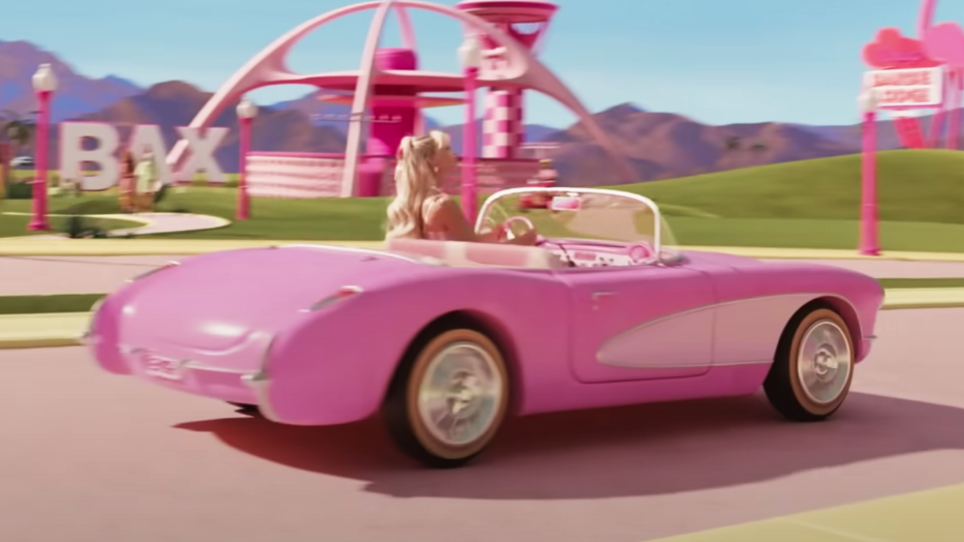 Barbie Boneca com carro descapotável