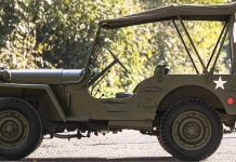 Este Willys Jeep entrou ao serviço na Segunda Guerra Mundial e em vários filmes do grande ecrã