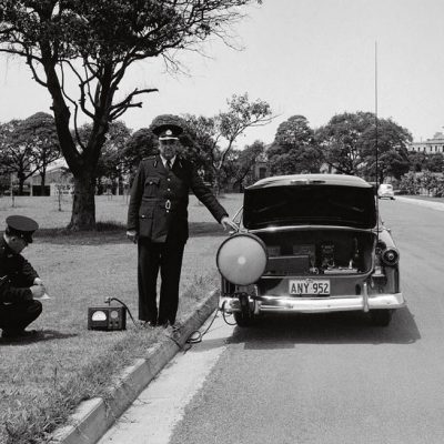 O primeiro radar montado num automóvel