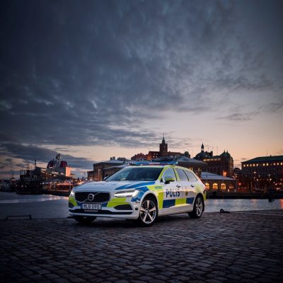 Volvo V90 junta-se à luta contra o crime na Suécia