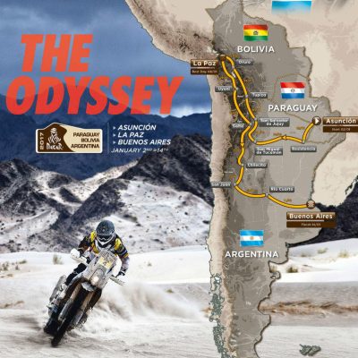 O percurso e o programa do Dakar