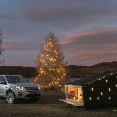 Land Rover cria tenda para o Pai Natal