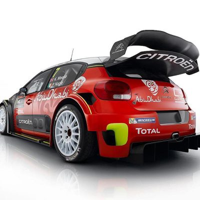 Quatro Citroën C3 WRC no Rali de Portugal