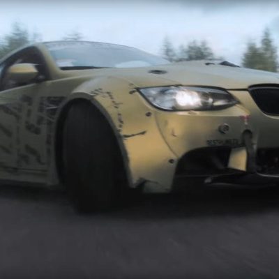 Antiga base soviética transformada em pista de drift