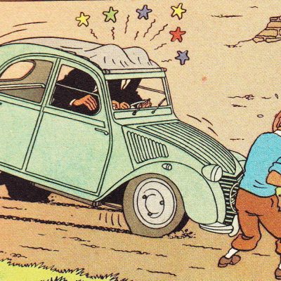 Citroën, a marca de Tintin e de Julio Verne