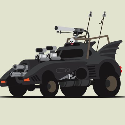 Como seria o carro do Batman no universo Mad Max?