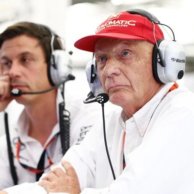 Toto Wolff e Niki Lauda em desacordo