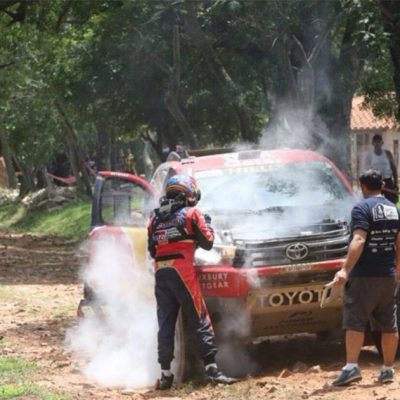 Dakar: Nasser al-Attyah vence etapa com motor a arder