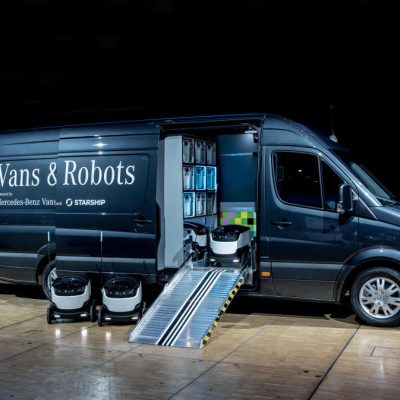 Mercedes-Benz Vans aposta em robôs para distribuição de encomendas