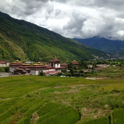 À conversa com um Great Lama num mosteiro do Butão